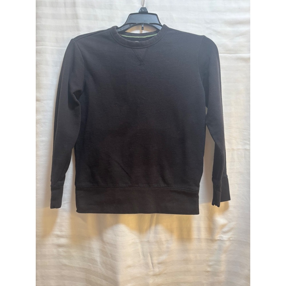 Athletic Works Kids L 10-12 Black Long Sleeve Crewneck Sweatshirt